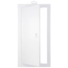 ABS szervízajtó 100x100mm fehér, müa. VORTZ (csempeajtó, ellenőrző ablak, revíziós ajtó, kádajtó)