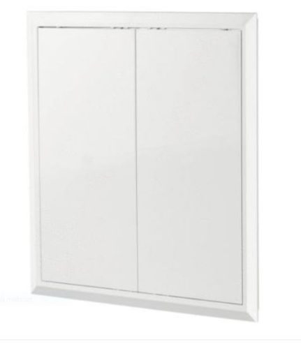 ABS szervízajtó 400x400mm fehér, müa. VORTZ (csempeajtó, ellenőrző ablak, revíziós ajtó, kádajtó)