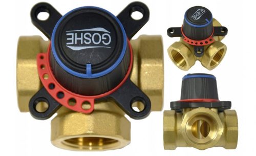 5/4" GOSHE HÁROMJÁRATÚ KEVERŐSZELEP MOTOROZHATÓ KVS.18