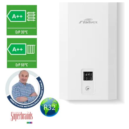 Fisher Levegő-víz hőszivattyú  FHF-WHS-081CE3 (hidraulikus egység+kültéri egység) 8 kW, R32, 230V,WIFI