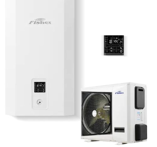 Fisher Levegő-víz hőszivattyú  FHF-WHS-081CE3 (hidraulikus egység+kültéri egység) 8 kW, R32, 230V,WIFI
