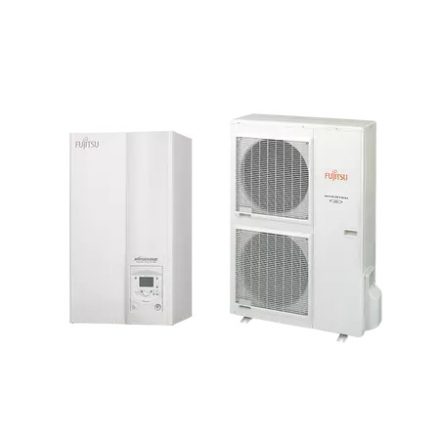 FUJITSU  Waterstage HP levegő-víz hőszivattyú WSYG140DG6/WOYG112LHT (hidraulikus egység+kültéri egység) "V2" 10,8 kW,230V, R410 A