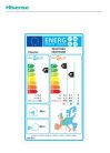 Hisense Eco Comfort 3,4 KW split oldalfali klíma szett