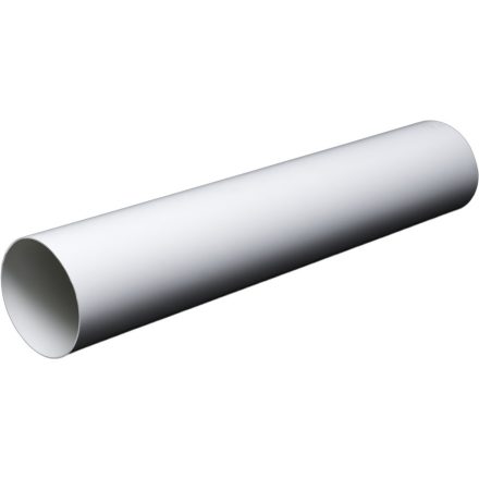 125mm 1,5m PVC merev légcsatornacső fehér