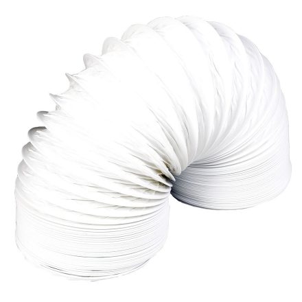 100mm PVC flexibilis cső fehér 2m