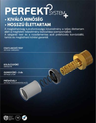 PERFEXIM U-TH PRESS 16X1/2"X16 KM T-IDOM