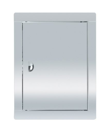 INOX szervízajtó 300x300mm VORTZ (csempeajtó, ellenőrző ablak, revíziós ajtó)