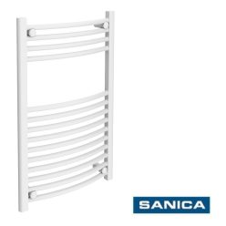   400X1000MM SANICA CSŐRADIÁTOR FEHÉR ÍVES (FŰRDŐSZOBAI TÖRÖLKÖZŐSZÁRÍTÓ)