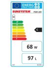 Sunsystem PSM 100 hűtési és fűtési puffer tartály szigeteléssel hőszivattyúhoz (100 liter)