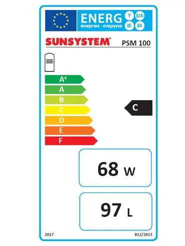 Sunsystem PSM 100 hűtési és fűtési puffer tartály szigeteléssel hőszivattyúhoz (100 liter)