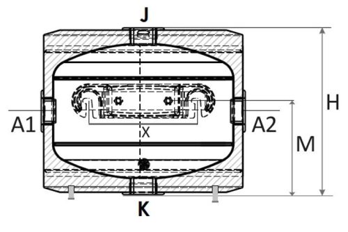 Sunsystem PSM 30 hűtési és fűtési puffer tartály szigeteléssel hőszivattyúhoz (30 liter)