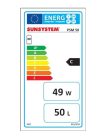 Sunsystem PSM 50 hűtési és fűtési puffer tartály szigeteléssel hőszivattyúhoz (50 liter)