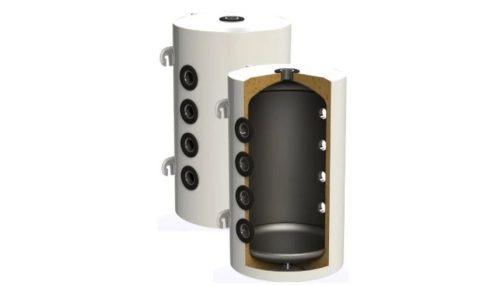 Sunsystem PSM 80 hűtési és fűtési puffer tartály szigeteléssel hőszivattyúhoz (80 liter)