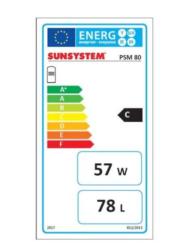 Sunsystem PSM 80 hűtési és fűtési puffer tartály szigeteléssel hőszivattyúhoz (80 liter)