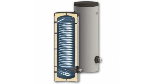 SUNSYSTEM SWP NL 300 indirekt használati meleg víz tartály hőszivattyúhoz (300 liter)- 1 hőcserélővel (3,3m2)