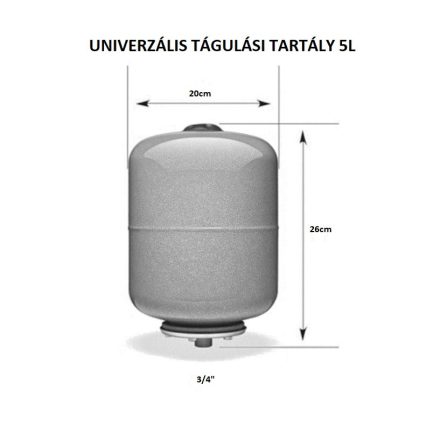 UNIVERZÁLIS TÁGULÁSI TARTÁLY 5L