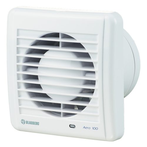 Blauberg Aero 100 H időkapcsolós, páraérzékelős, golyóscsapágyas elszívó ventilátor
